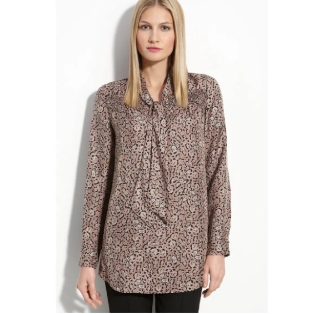 Classiques Entier Leopard Print Silk Tunic